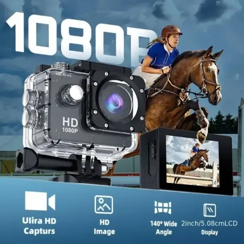 Câmera de Ação HD 1080P
