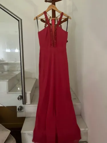 Vestido de festa rosa