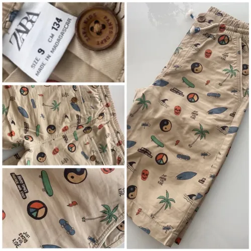 Bermuda infantil estampada Zara
