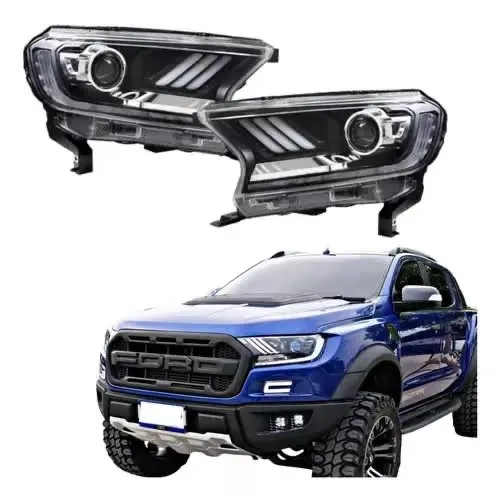Faróis Full Led para Ford Ranger Mustang 2016 2017 2018 2019 2020 2021 2022