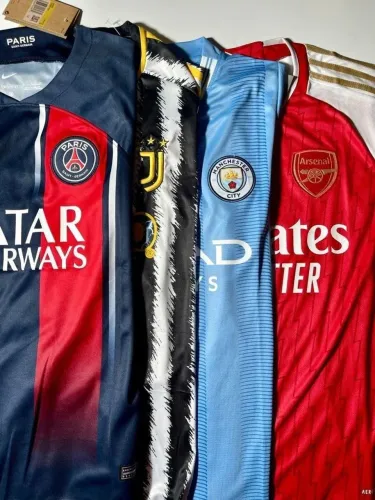 Camisas de Times de Futebol - PSG, Juventus, City e Arsenal