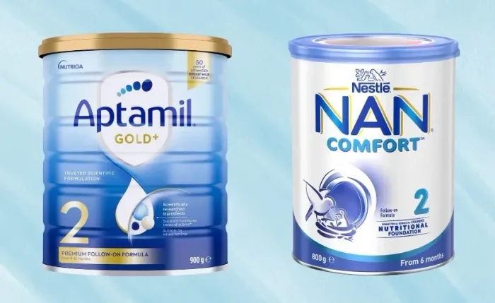 Latas vazias de fórmula 