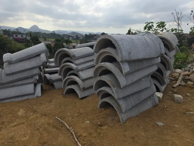Calha concreto nova 60cm x 1 metro