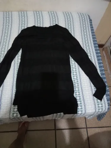 Blusa preta manga comprida