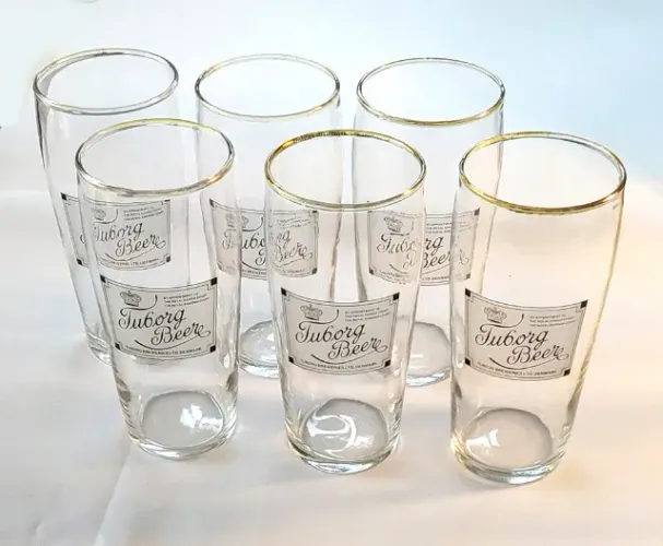 Taças de cerveja Tuborg Beer - Colecionador