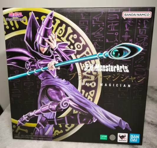 S.h. Monsterarts Dark Magician - Yu-Gi-Oh! Mago negro lacrado
