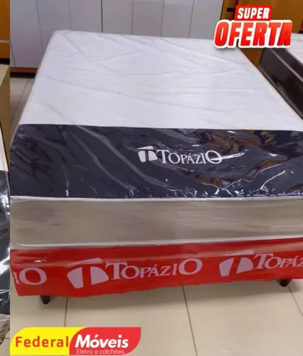 Cama Box Casal 1,38m Nova Campeã de Vendas - Fazemos Entregas 