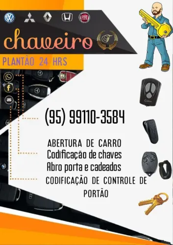 Chaveiro F 24 horas *84