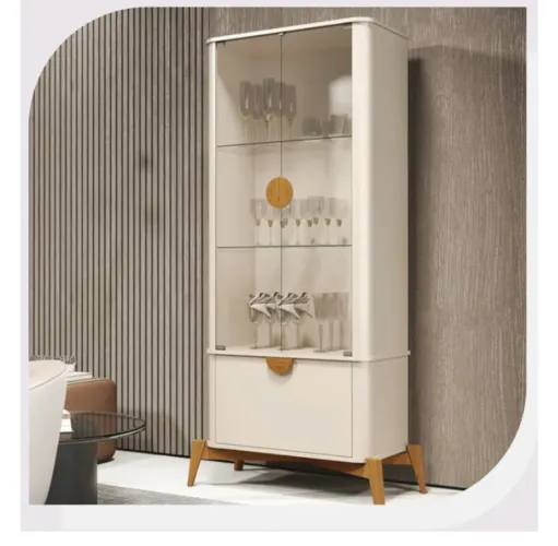 Cristaleira Elegante com Design Moderno