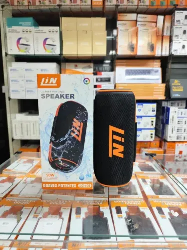 Caixa de Som Bluetooth Lin LC-108 - 50W - Graves Potentes