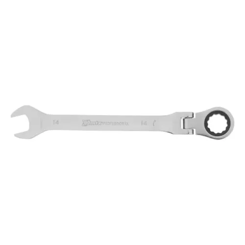 Chave Combinada Catraca Articulada Reversivel Movel 14mm Aço