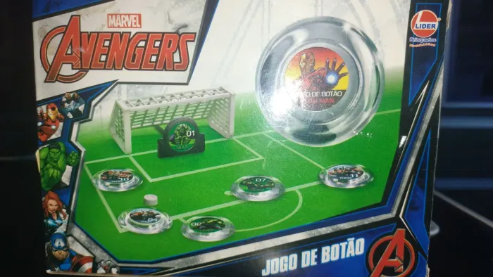 Jogo de Botão Vingadores Marvel