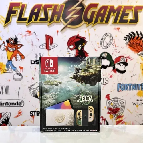 Nintendo Switch Oled 64GB | Edição Especial Zelda Tears of the Kingdom