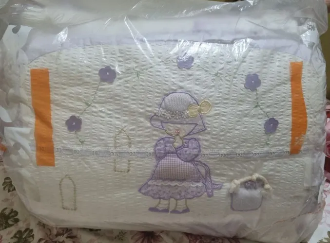 Kit berço menina lilás 