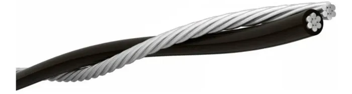 Fio Elétrico 10mm Multiplexado Alumínio Aço 40 Metros - Alta Resistência e Durabilidade