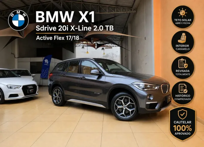 BMW X1 Sdrive 20I X-line 2.0 TB Active Flex 2018