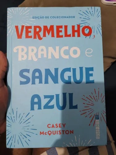 Livro Vermelho branco sangue azul edição colecionador