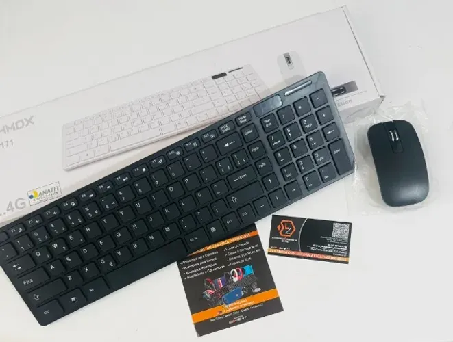 Kit Teclado Sem Fio + Mouse Sem Fio - Lehmox