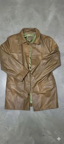 Jaqueta de couro Vintage da Vila Romana