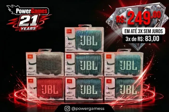 JBL Go3 - NOVA/LACRADO