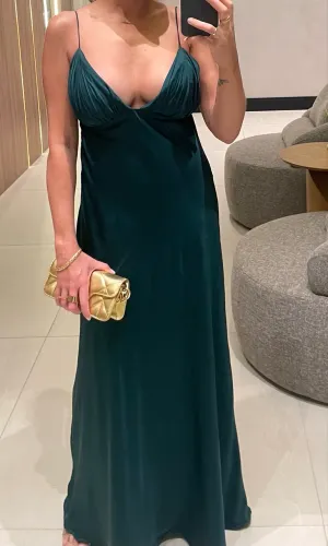 Vendo vestido cetim