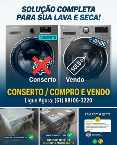 Máquina de lavar e seca Samsung 11 kg
