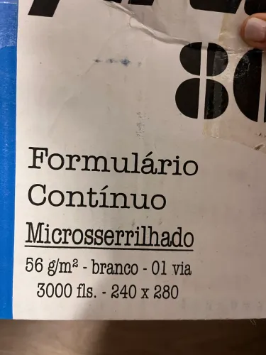 Formulário continuo 240x280 1000fls