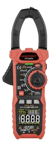 Multímetro De Pinça Digital Ht208a 750v 1000a Ac Ohm