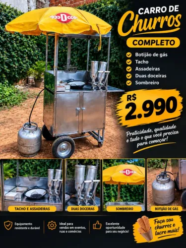 Carros de churros completo