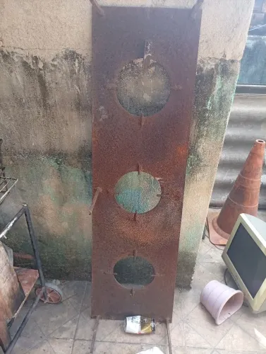 Chapa de fogão há lenha