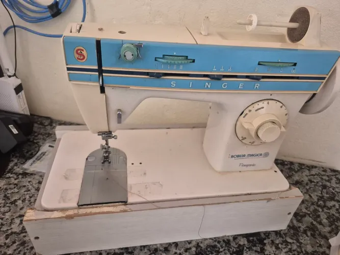 Máquina de costura singer bobina magica flexiponto