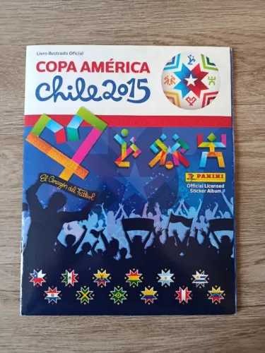 Álbum Figurinhas Copa América 2015 Panini Completo Colado