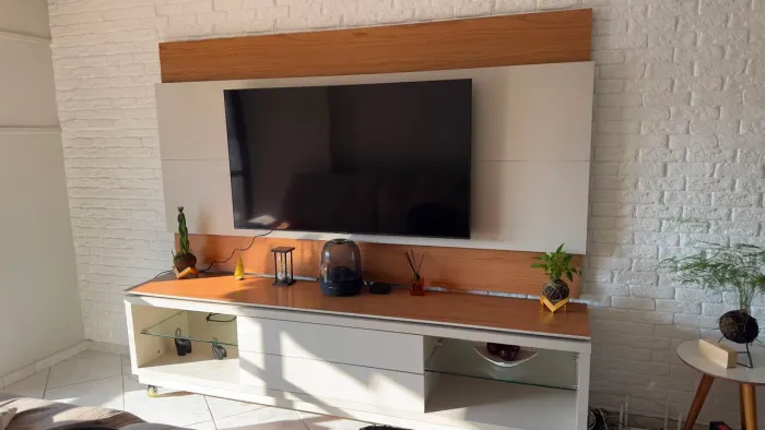 Painel de TV com Rack Premium | Design Sofisticado