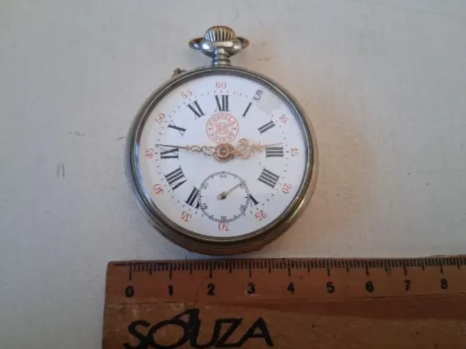 Antigo relógio de bolso Postala (para restauro)