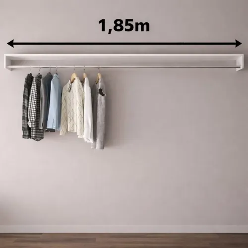 Arara nicho, roupeiro 1,85cm. Branco !! *90