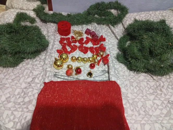 Decoração natalina + Festão de 4 metros