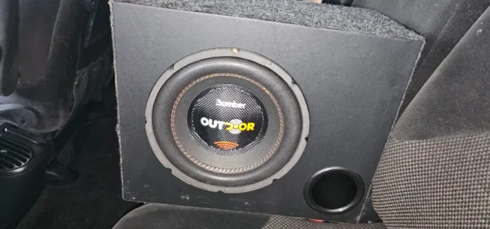 Caixa de som 10 polegadas automotivo dutada