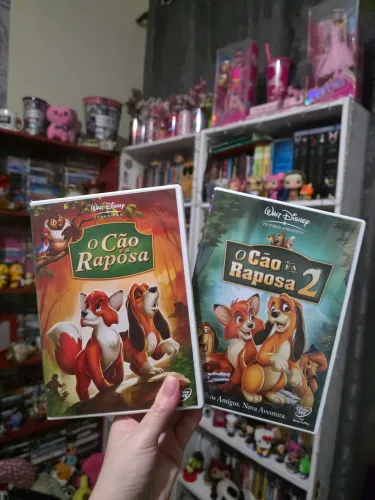 DVD O Cão e A Raposa 1 e 2
