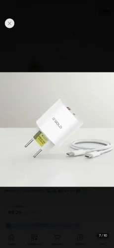 Carregador Turbo 40W A'GOLD PRO (Tipo-C para Tipo-C) - Homologado Anatel