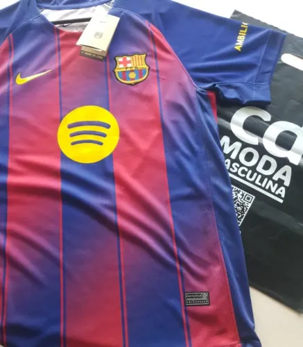 Camisa de Futebol Barcelona 2025/2026
