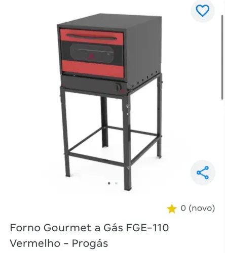 FORNO INDUSTRIAL PROGÁS FGE-110 - EXCELENTE ESTADO