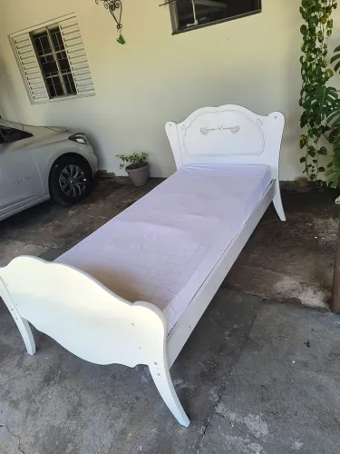 Cama solteiro menina princesa