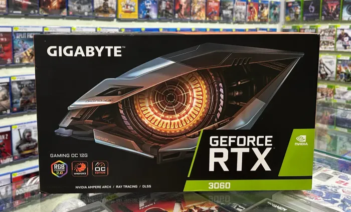 Placa de Vídeo RTX 3060 Gigabyte Gaming OC 12GB Semi nova 