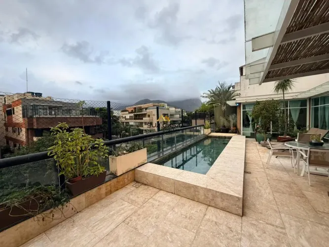 Cobertura Linear com 300m² e vista para Pedra Da Gávea à venda no Jardim Oceânico, Barra d