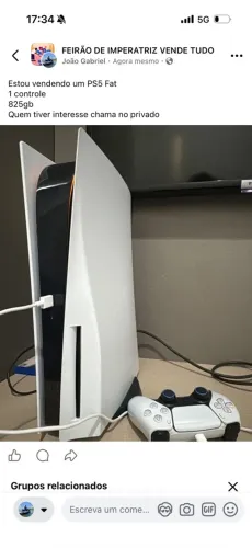 Vendendo meu ps5