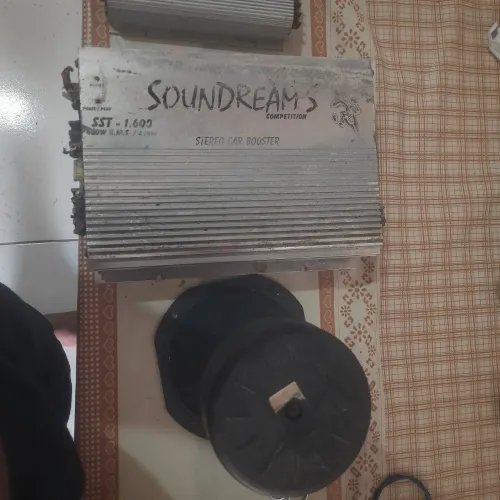 Modulo saundreans 400w rms 2 ohms e uma corneta hinor 