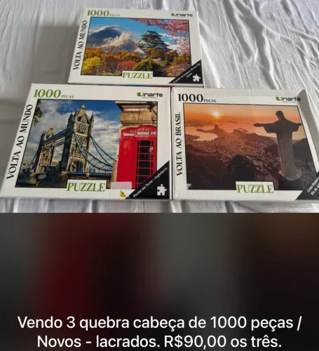 Quebra cabeça 1000 peças