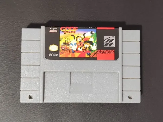 Goof Troop para Super Nintendo (SNES) Original | Disney | Cartucho Funcionando | Clássico