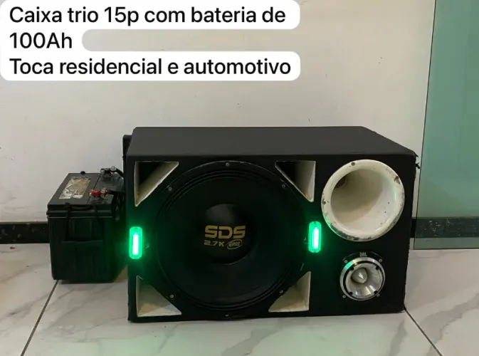 Caixa trio de 15 pra ir logo