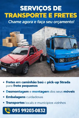 FRETE SANTARÉM E REGIÃO STRADA E CAMINHÃO BAÚ 